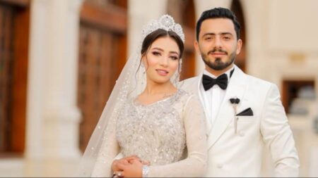 تهنئة للعروسين مصطفى وهايدي  بمناسبة الزواج السعيد