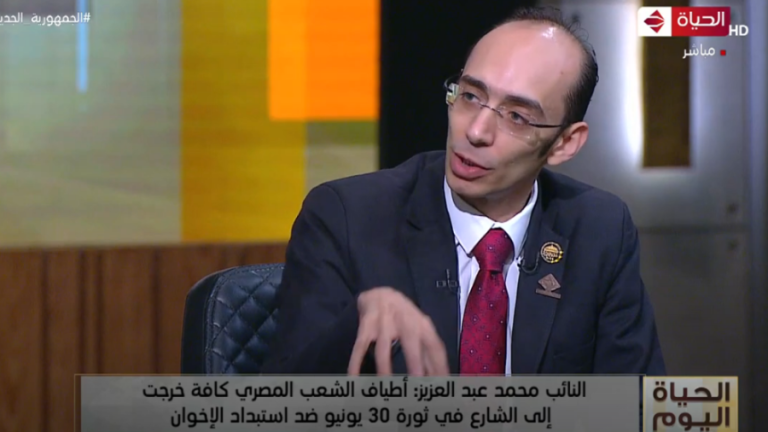 النائب محمد عبد العزيز: العالم ينظر لمصر على أنها رمانة ميزان في استقرار المنطقة