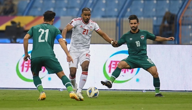 منتخب الإمارات يخسر أمام العراق ويؤجل حسم بطاقة الملحق