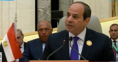 مقاربة مصرية لحل أزمات المنطقة.. كلمة الرئيس السيسى فى قمة جدة (إنفوجراف)