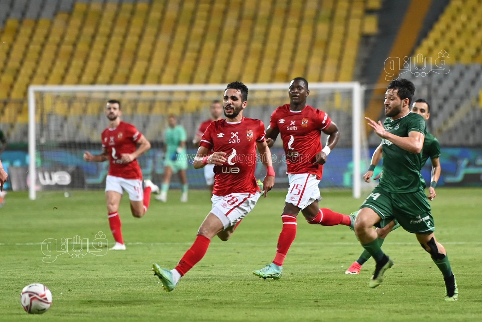 الأهلي يتقدم على الاتحاد السكندري بهدفين في الشوط الأول 6 الأهلي يتقدم على الاتحاد السكندري بهدفين في الشوط الأول