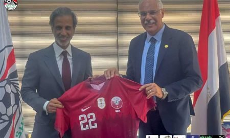 علام يجتمع برئيس الاتحاد القطري ويتفقان على إقامة كأس لوسيل بين بطلي الدوري المصري والسعودي