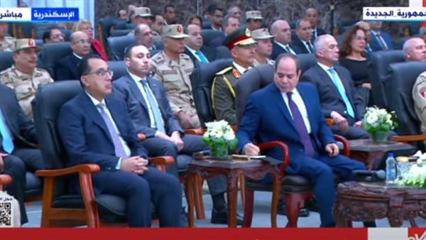 السيسي يشهد افتتاح محور التعمير بالإسكندرية | فيديو