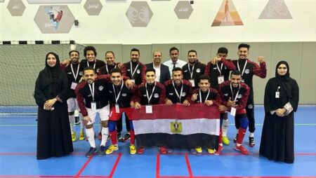 منتخب وزارة الشباب للصم يتوج بلقب البطولة الودية لكرة الصالات