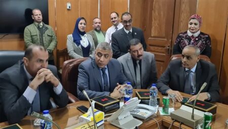 الدستاوي يتفقد مراكز التحكم الجاري تنفيذها بشركة الإسكندرية لتوزيع الكهرباء