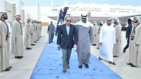 السيسي يصل إلى مصر عقب المشاركة في قمة أبو ظبي التشاورية