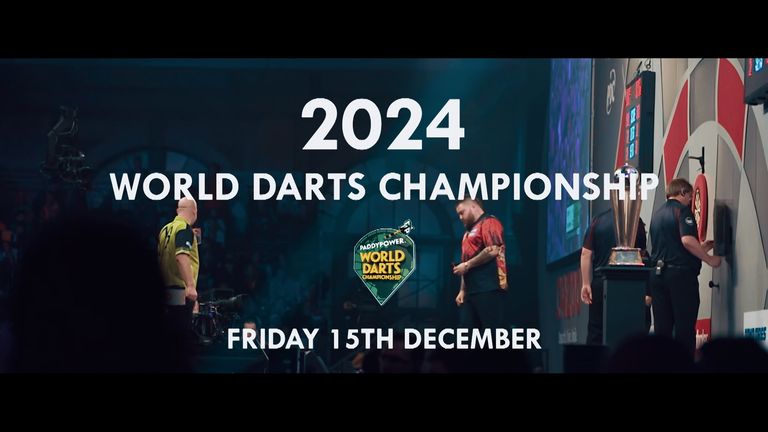 The World Championship starts on Friday December 15 - live on Sky Sports Darts
