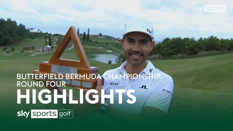 Highlights from the fourth round of the Butterfield Bermuda Championship at Port Royal Golf Course, Bermuda.