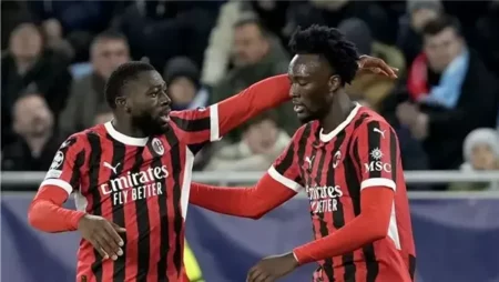 ميلان ينتزع فوزًا مثيرًا على سلوفان براتيسلافا في دوري أبطال أوروبا