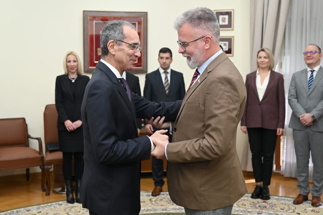 وزير الاتصالات يعقد مباحثات في صربيا لتعزيز التعاون في مجال التحول الرقمي 7 وزير الاتصالات يعقد مباحثات في صربيا لتعزيز التعاون في مجال التحول الرقمي