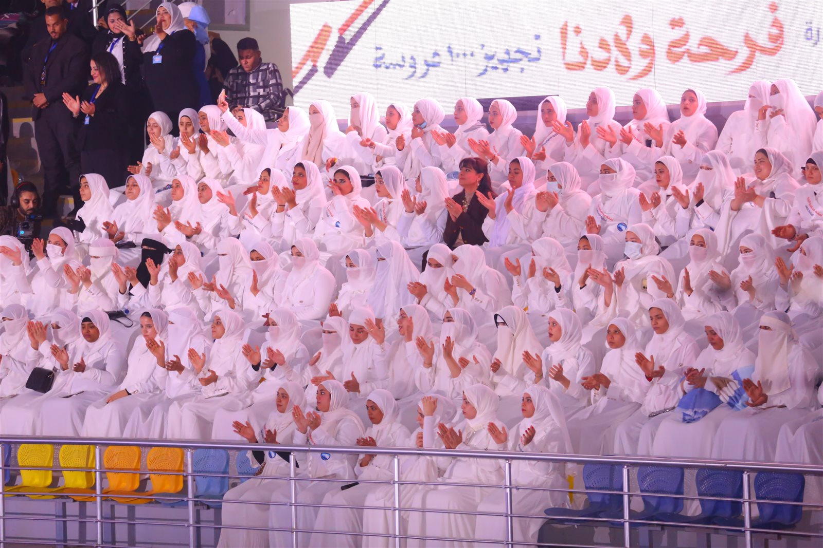 وزيرة التضامن تشهد احتفالية حزب مستقبل وطن لتجهيز 1000 عروسة 4 وزيرة التضامن تشهد احتفالية حزب مستقبل وطن لتجهيز 1000 عروسة