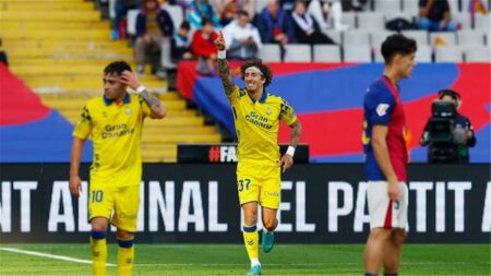 فيديو | باحتفالية 125 عامًا.. برشلونة يسقط للمرة الثالثة أمام لاس بالماس في الدوري الإسباني