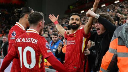 فيديو | للتصويت.. محمد صلاح يترشح بهدفين لجائزة الأفضل في ليفربول خلال نوفمبر