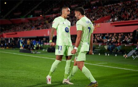  ترتيب هدافي الدوري الإسباني بعد ثنائية رافينها أمام مايوركا