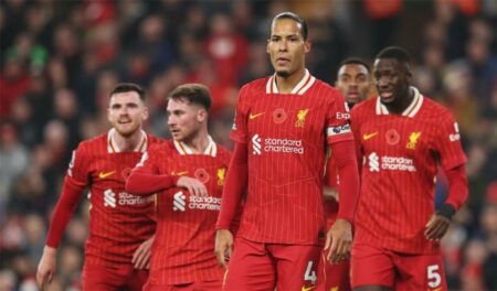 فان دايك يحدد منافس ليفربول على لقب الدوري الإنجليزي