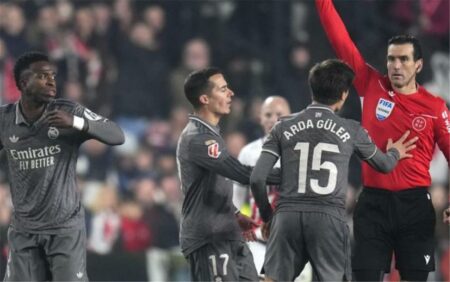 ليجا نيجريرا القذرة.. قناة ريال مدريد تهاجم حكام مباراة رايو فاييكانو في الدوري الإسباني