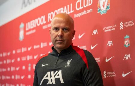 سلوت يعلن: هذا هو اللاعب الوحيد الذي لا يتغير في هجوم ليفربول