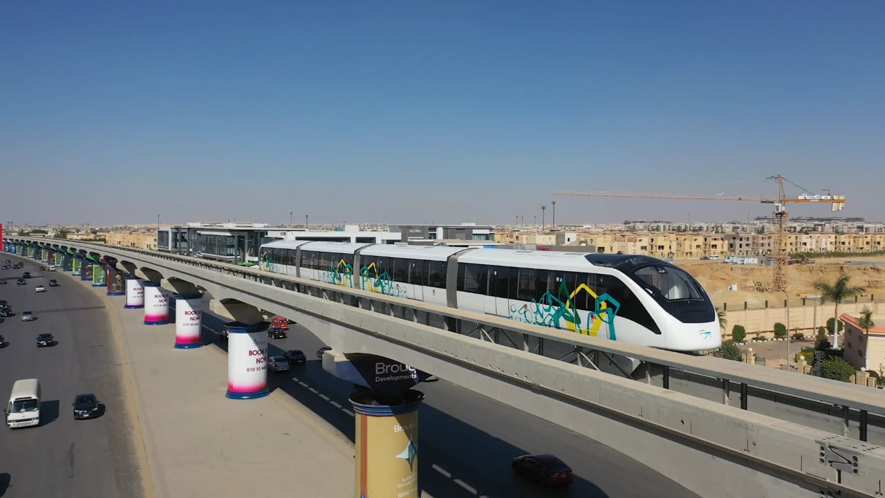 التشغيل التجريبي لمونوريل شرق النيل.. صور 4 التشغيل التجريبي لمونوريل شرق النيل.. صور