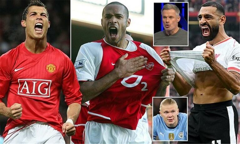 ترتيب مميز لـ محمد صلاح.. كاراجر يختار أفضل 10 مهاجمين في تاريخ الدوري الإنجليزي