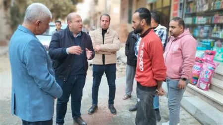 بالصور.. جولة ميدانية لنائب محافظ الجيزة بمركز الصف