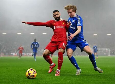 تقييم محمد صلاح في مباراة ليفربول وليستر سيتي بالدوري الإنجليزي