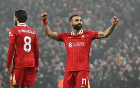 فيديو | محمد صلاح يسجل هدف ليفربول الثالث أمام ليستر سيتي