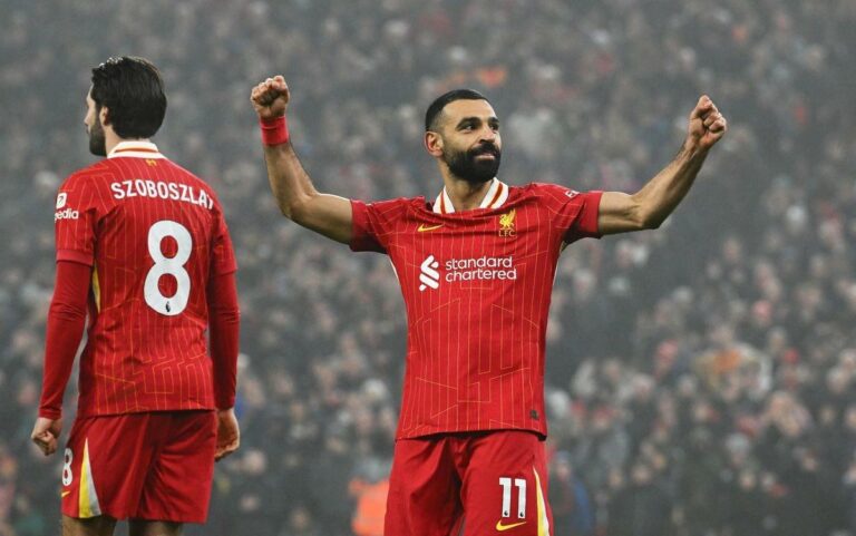 فيديو | محمد صلاح يسجل هدف ليفربول الثالث أمام ليستر سيتي