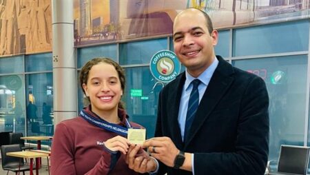وزارة الشباب تستقبل البطلة هنا جودة بعد إحرازها برونزية بطولة العالم لتنس الطاولة