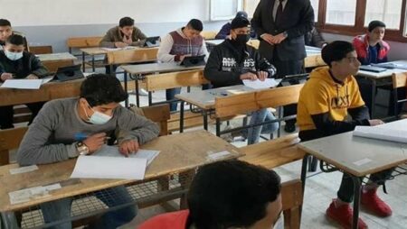 جدول امتحانات الصف الأول الثانوي للمواد غير المضافة للمجموع بالجيزة