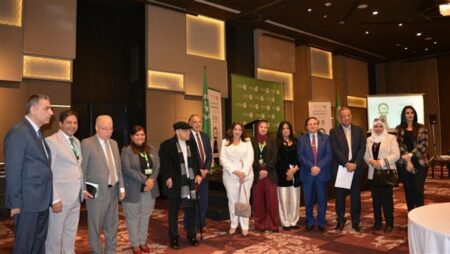 معهد البحوث يكرّم المستشارة المغربية نجاة امرابي لدورها في تعزيز الأمن الفكري