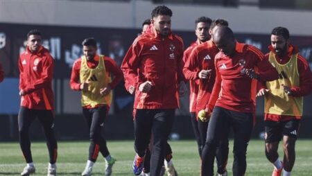 الأهلي راحة من التدريبات الجماعية قبل مباراة إنبي