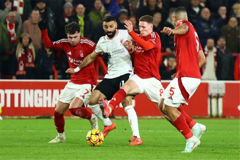 تقييم محمد صلاح في مباراة ليفربول ونوتينجهام فورست بـ الدوري الإنجليزي