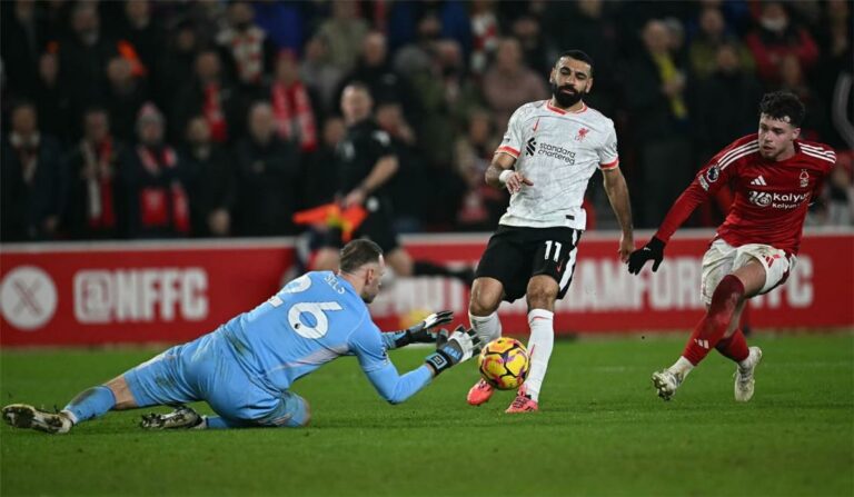 ردود أفعال جماهير ليفربول على أداء محمد صلاح أمام نوتينجهام فورست
