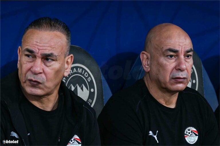 حسام حسن يحضر مباراة الزمالك وحرس الحدود في الدوري المصري