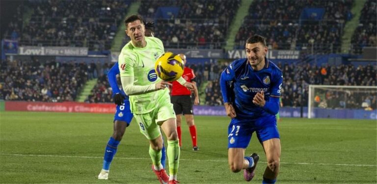 فيديو | سقوط في مدريد.. برشلونة يتعثر بتعادل محبط مع خيتافي بالدوري الإسباني