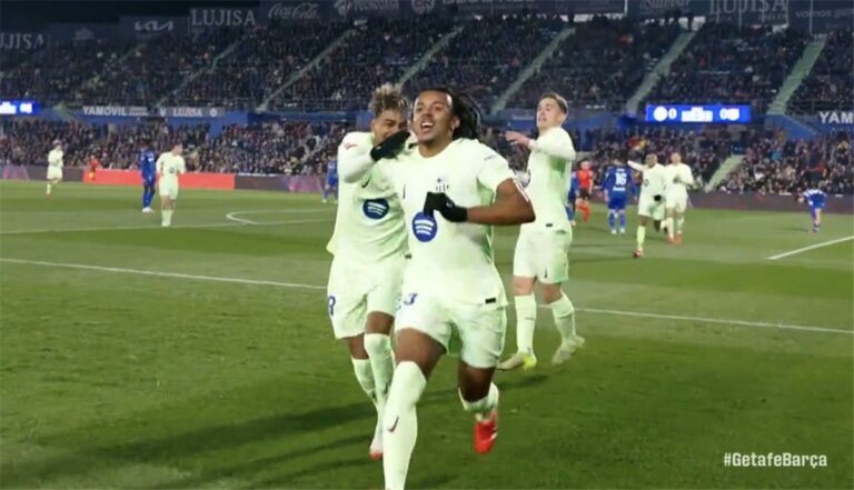 فيديو | كوندي يسجل هدف برشلونة الأول أمام خيتافي
