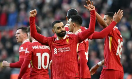 فيديو | محمد صلاح يسجل هدف ليفربول الثاني أمام إيبسويتش تاون
