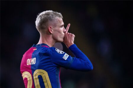 آس توضح موقف داني أولمو من المشاركة مع برشلونة أمام فالنسيا وأتالانتا
