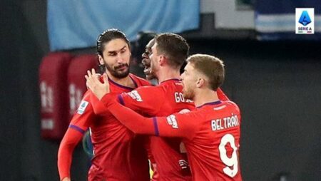 فيورنتينا يهزم لاتسيو بثنائية في الدوري الإيطالي