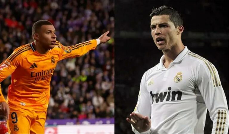 مبابي يقترب من تجاوز رقم رونالدو في موسمه الأول مع ريال مدريد