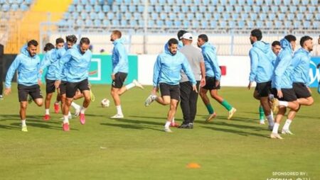 المصري يستأنف تدريباته لمواجهة الزمالك في الكونفدرالية