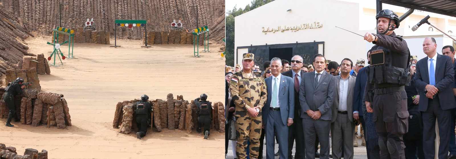 القوات المسلحة تنظم زيارة لوفد من الإعلاميين وطلبة الجامعات لقيادة قوات الصاعقة.. شاهد 3 القوات المسلحة تنظم زيارة لوفد من الإعلاميين وطلبة الجامعات لقيادة قوات الصاعقة.. شاهد