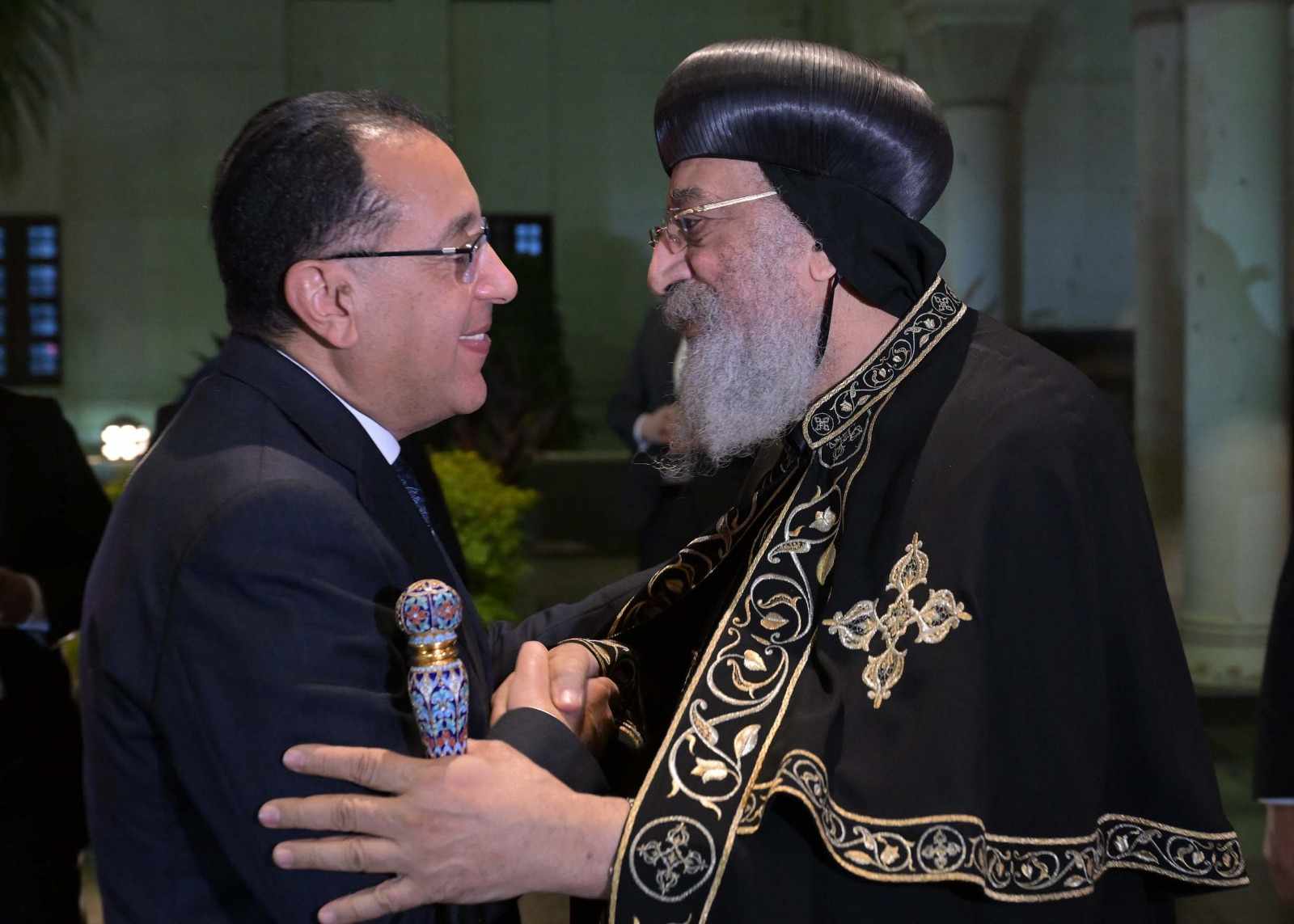 رئيس الوزراء يهنئ البابا تواضروس بعيد الميلاد المجيد 1 رئيس الوزراء يهنئ البابا تواضروس بعيد الميلاد المجيد