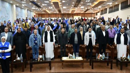 وزير الرياضة ومحافظ مطروح يعقدان لقاءً حوارياً مفتوحاً مع شباب المحافظة