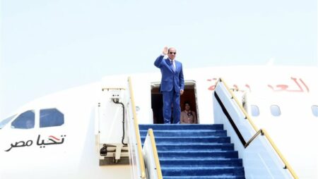 الرئيس السيسي يغادر إسبانيا متجهًا إلى السعودية