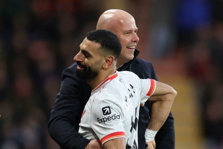 سلوت: محمد صلاح لخص الفارق بين ليفربول وبورنموث