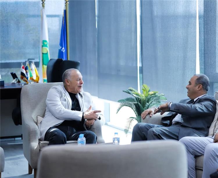 هاني أبو ريدة يستقبل رئيس الاتحاد الليبي لتعزيز سبل التعاون بين الاتحادين