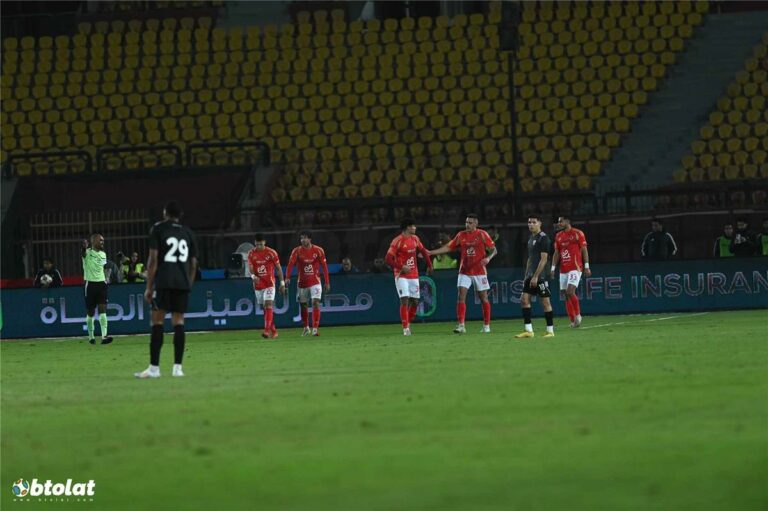 رجل مباراة الأهلي وبتروجيت في الدوري المصري