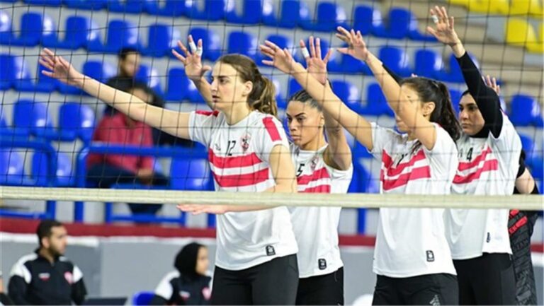 الزمالك يتأهل لنصف نهائي دوري سيدات الطائرة على حساب دلفي