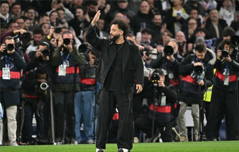 احتفاء رائع وقميص خاص.. ريال مدريد يُكرم مارسيلو قبل مباراة أتلتيكو مدريد
